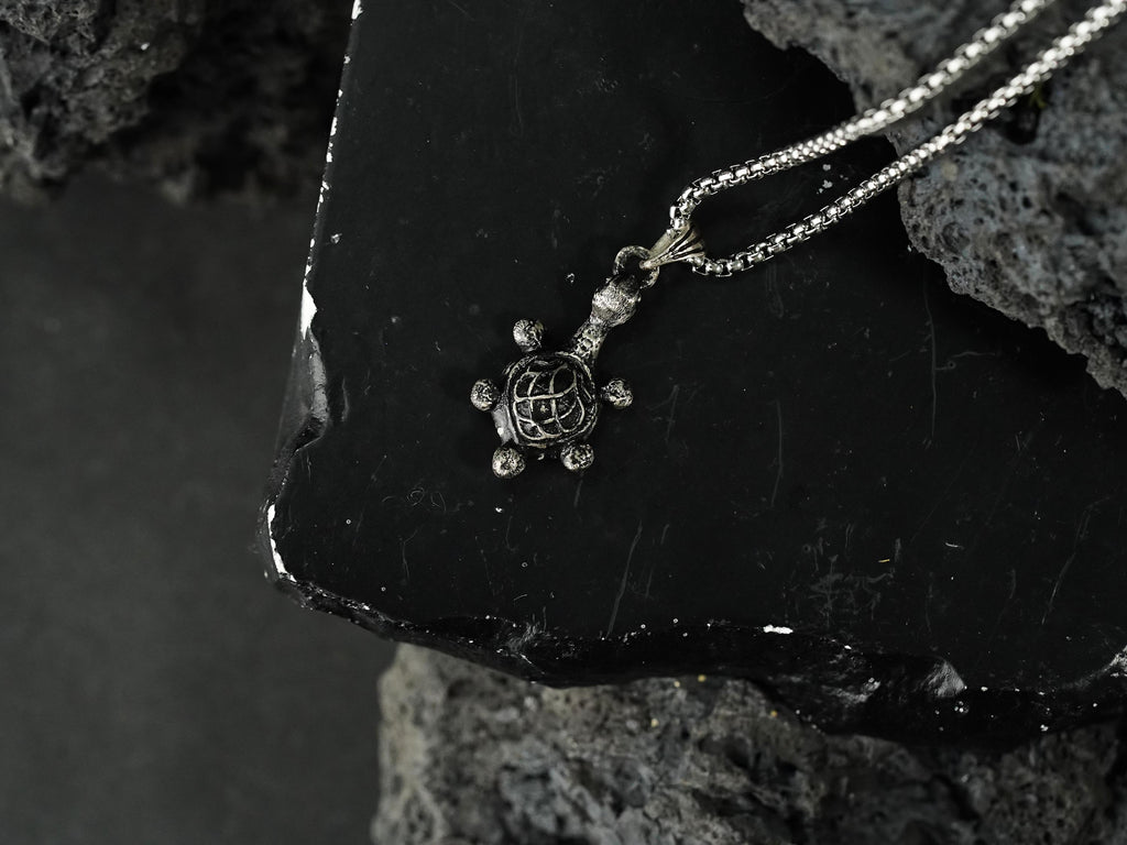 Elden Ring Green Turtle Talisman Necklace - 950 Silver