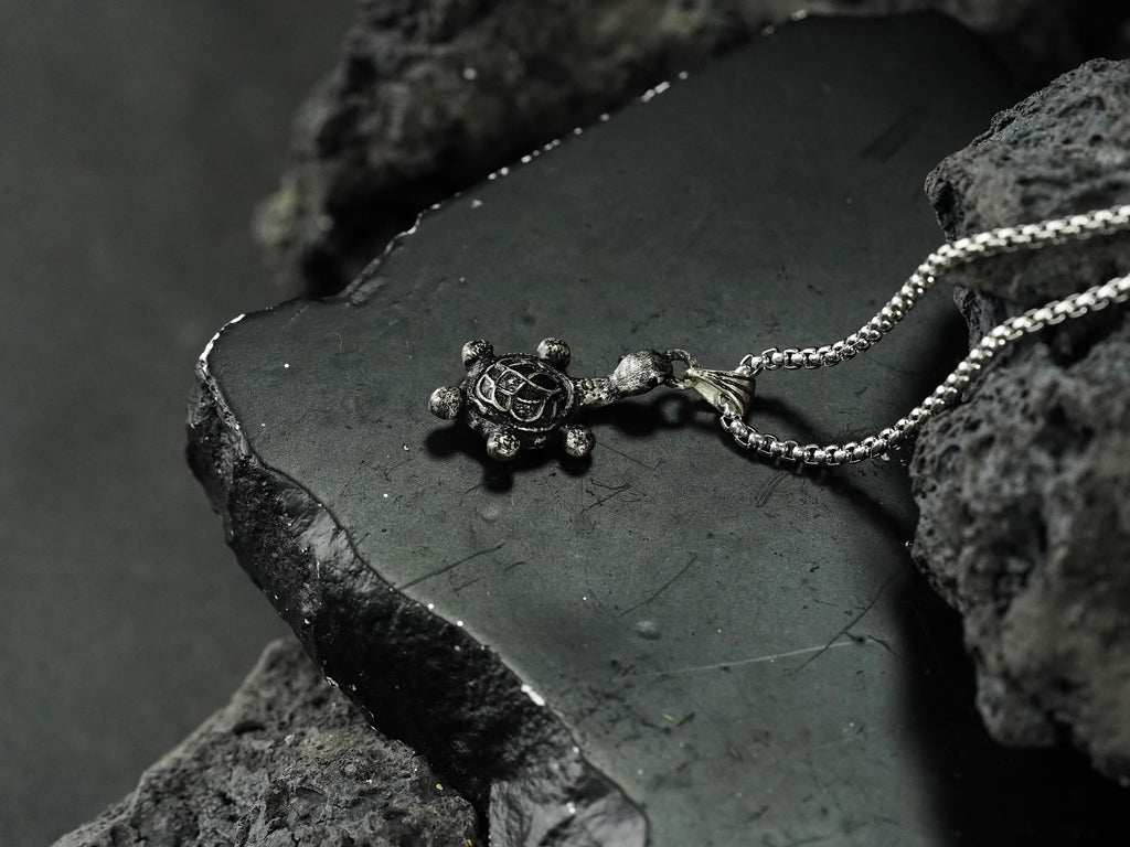 Elden Ring Green Turtle Talisman Necklace - 950 Silver