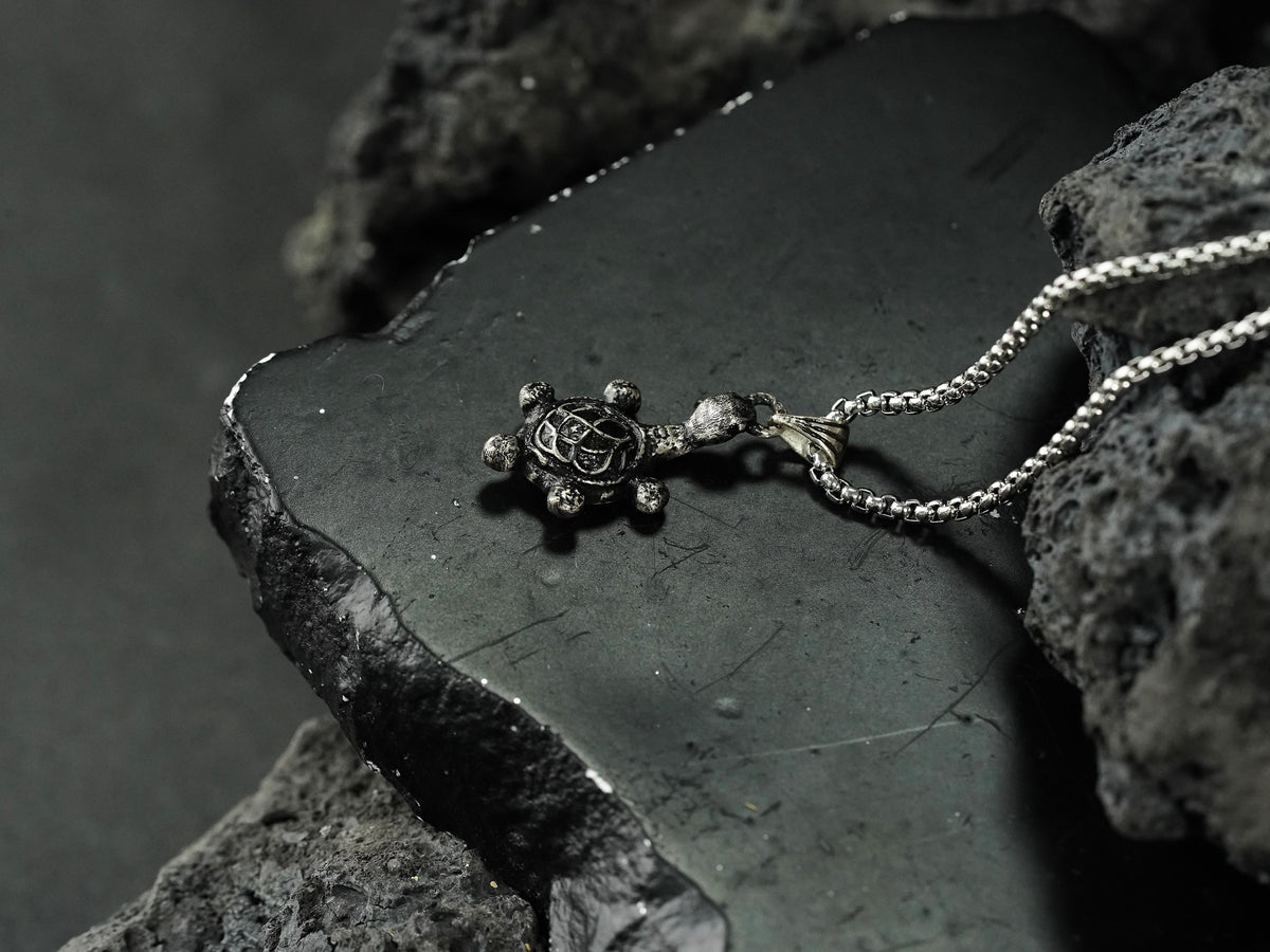 Elden Ring Green Turtle Talisman Necklace - 950 Silver