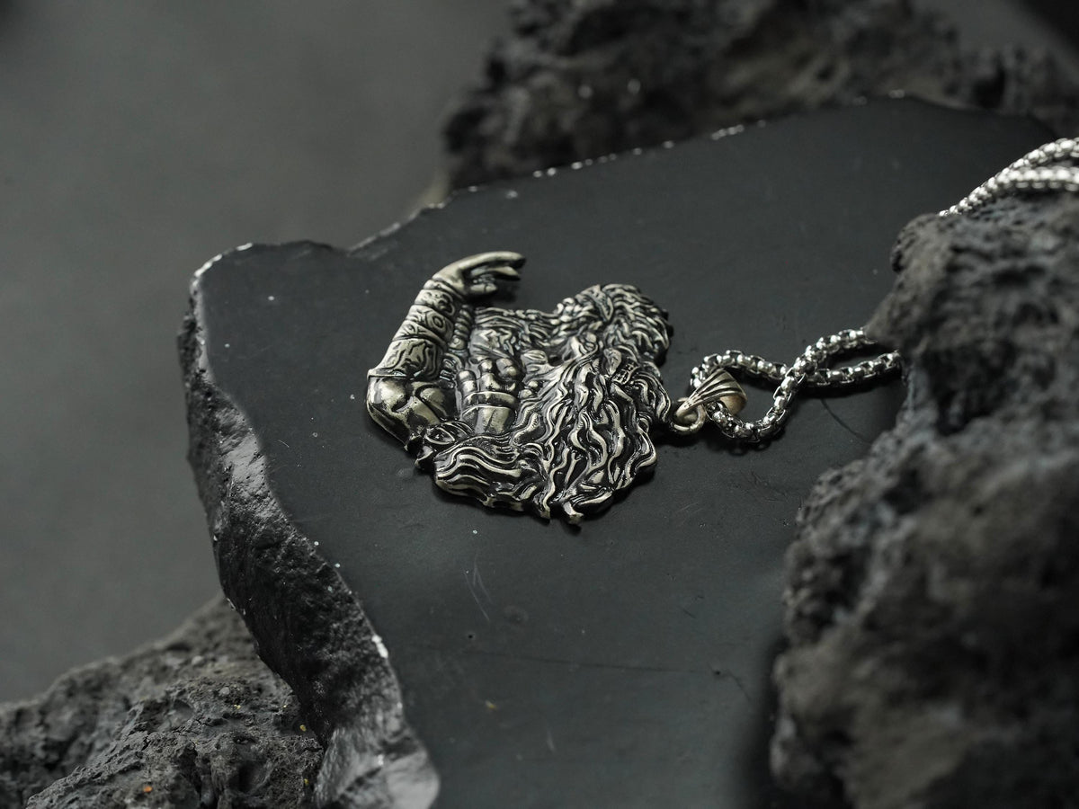 Elden Ring Godfrey Icon Talisman Necklace - 950 Silver