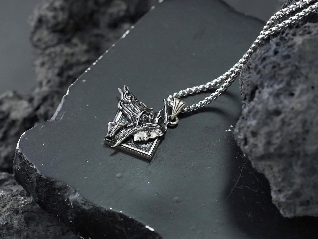 Final Fantasy XVI Eikon Shiva Dominant Necklace - 950 Silver
