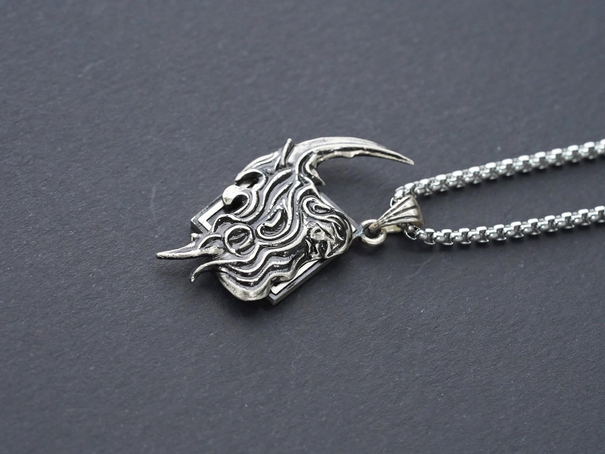 Final Fantasy XVI Eikon Ramuh Dominant Necklace - 950 Silver