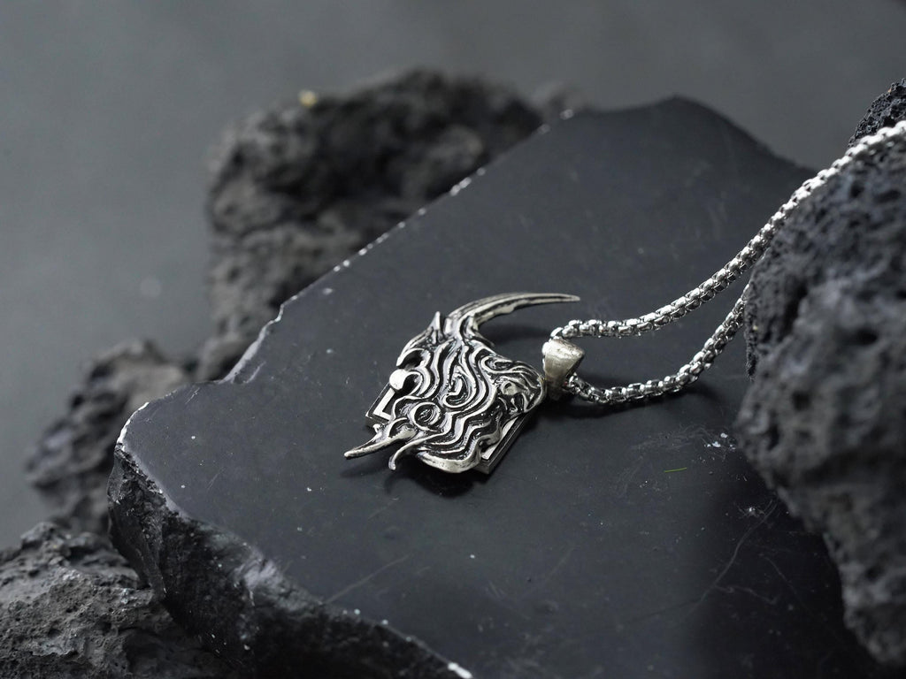 Final Fantasy XVI Eikon Ramuh Dominant Necklace - 950 Silver
