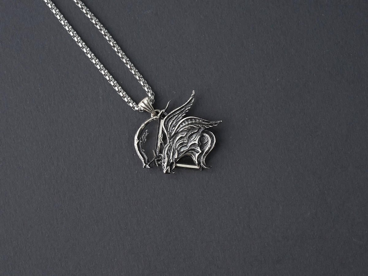 Final Fantasy XVI Eikons Emblem Necklace - 950 Silver