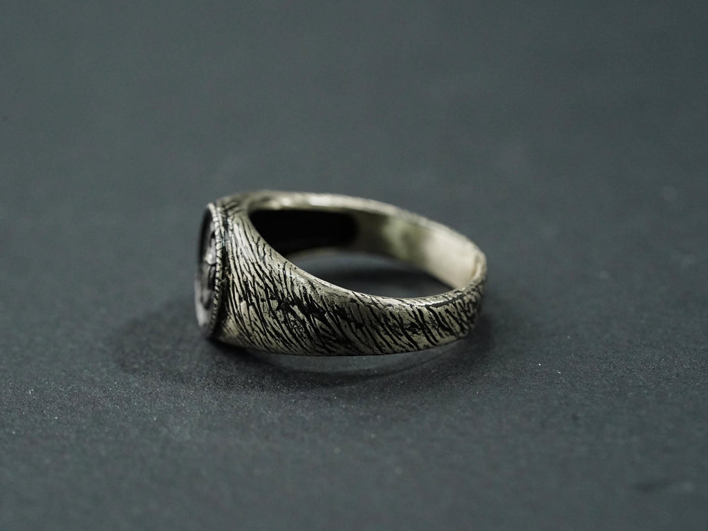 Baldur's Gate 3 Halsin Oak Leaf Ring - 950 Silver