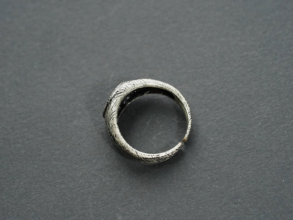 Baldur's Gate 3 Halsin Oak Leaf Ring - 950 Silver