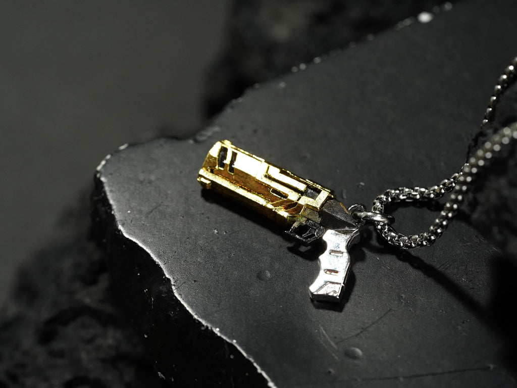 Valorant Chamber Headhunter Pendant Necklace - 950 Silver
