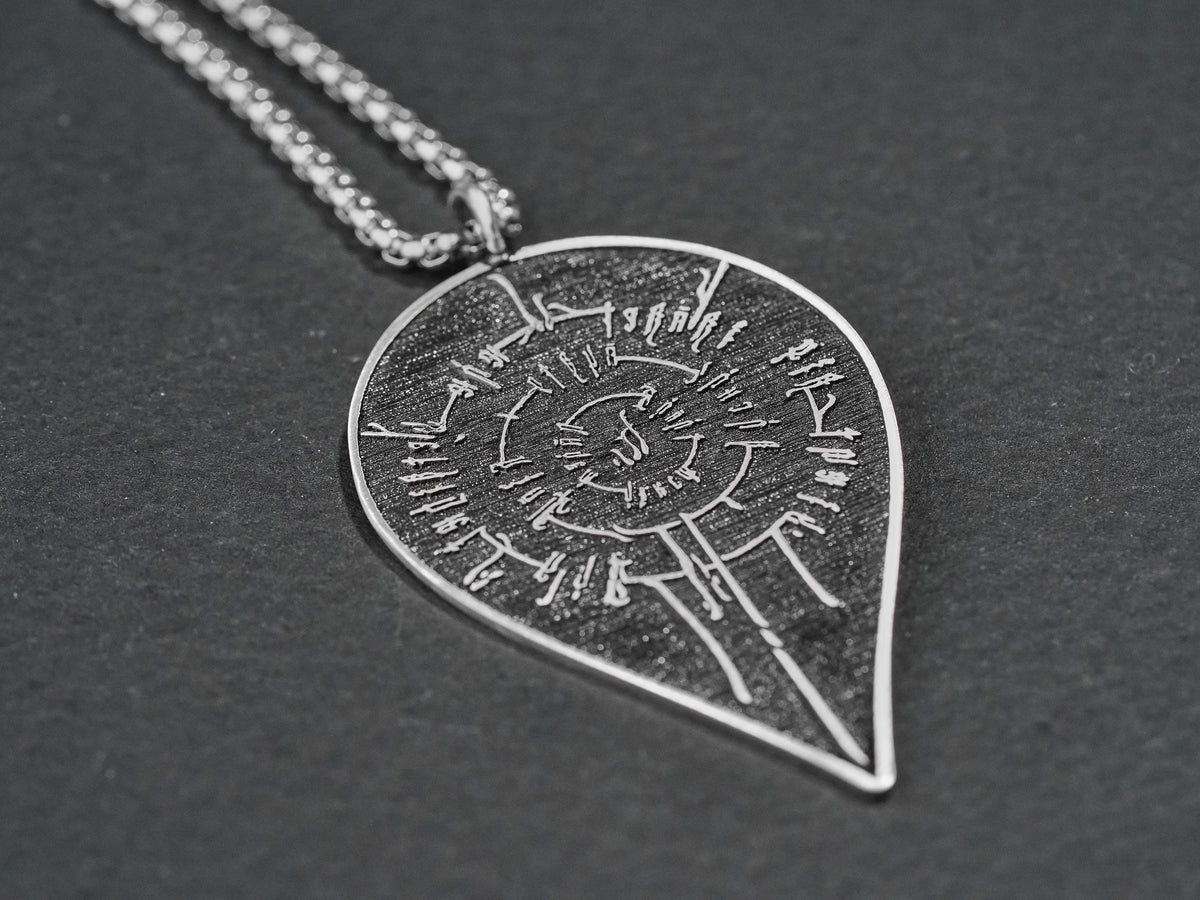 Baldur's Gate 3 Astarion Scar Tattoo Necklace - 950 Silver