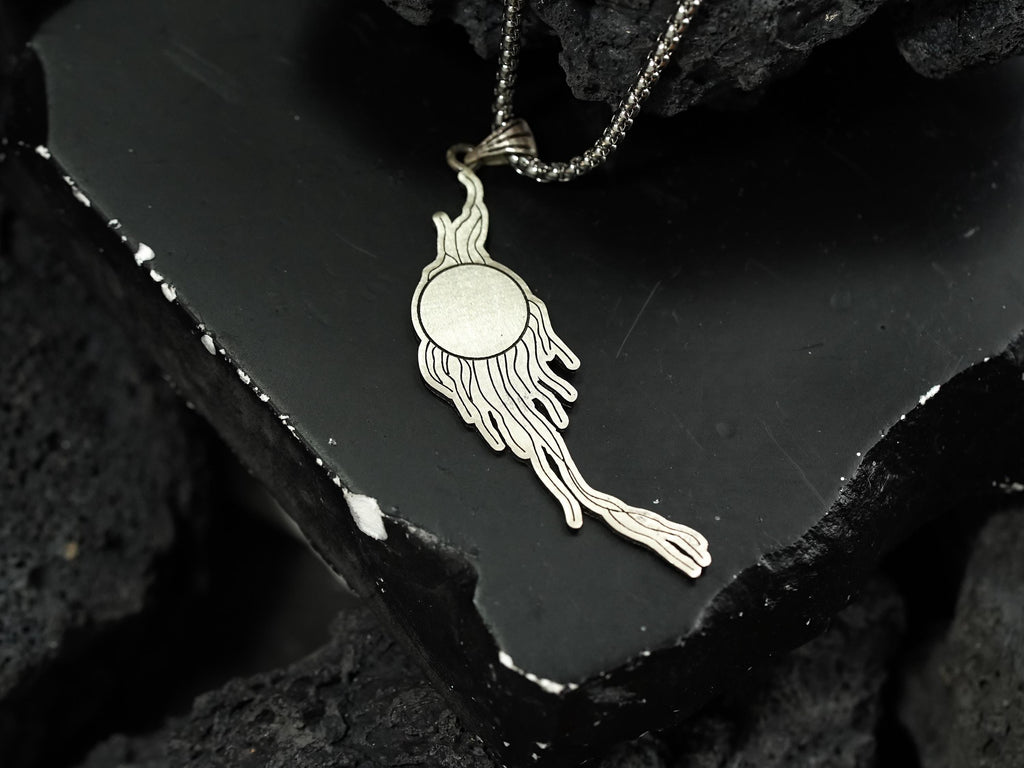 Baldur's Gate 3 Gale's Tattoo Pendant Necklace - 950 Silver