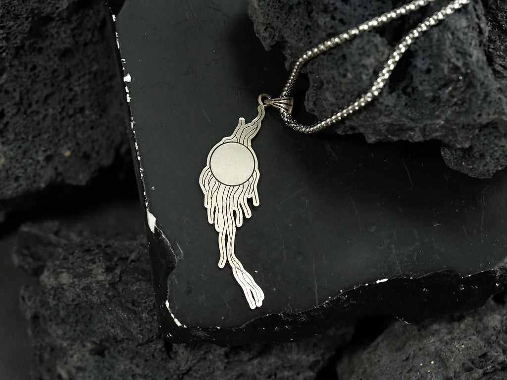 Baldur's Gate 3 Gale's Tattoo Pendant Necklace - 950 Silver