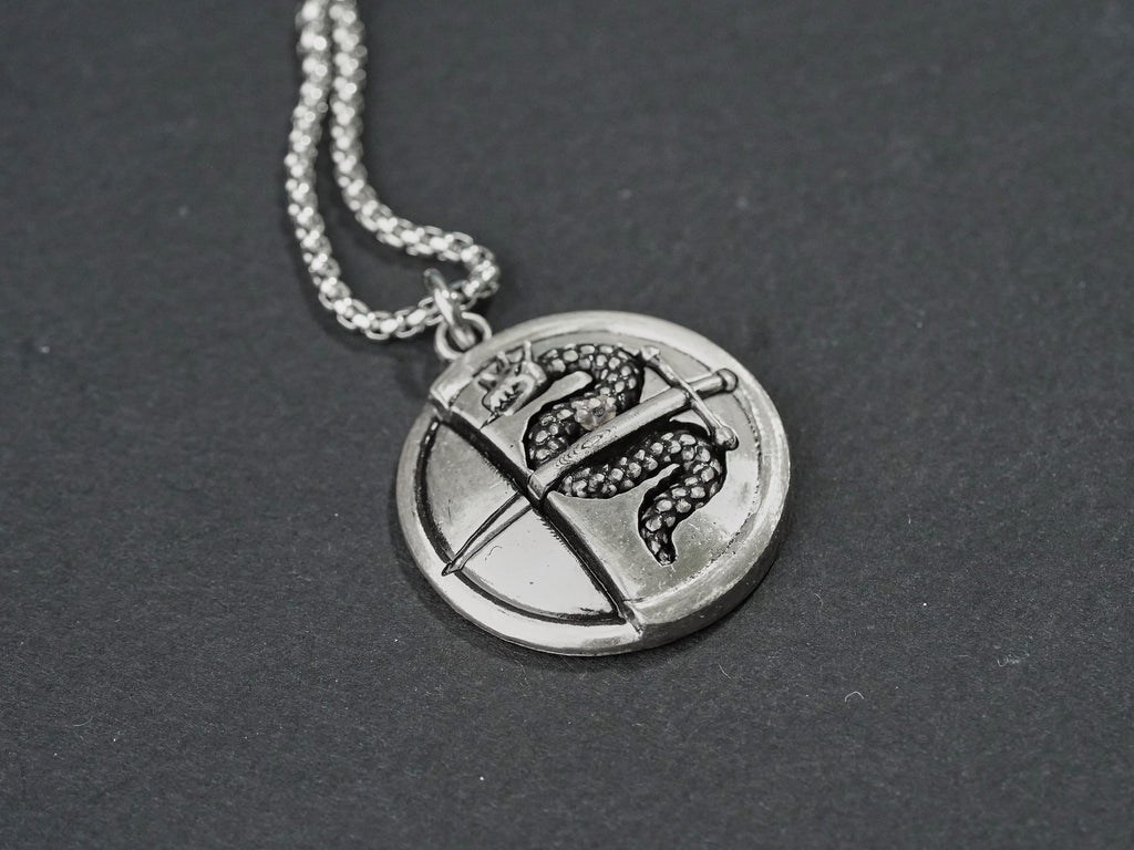 Metaphor: ReFantazio Heismay Badge Necklace - 950 Silver