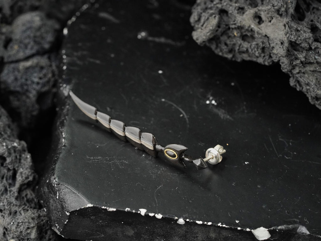 Hades Stygian Blade Sword Earrings - 950 Silver