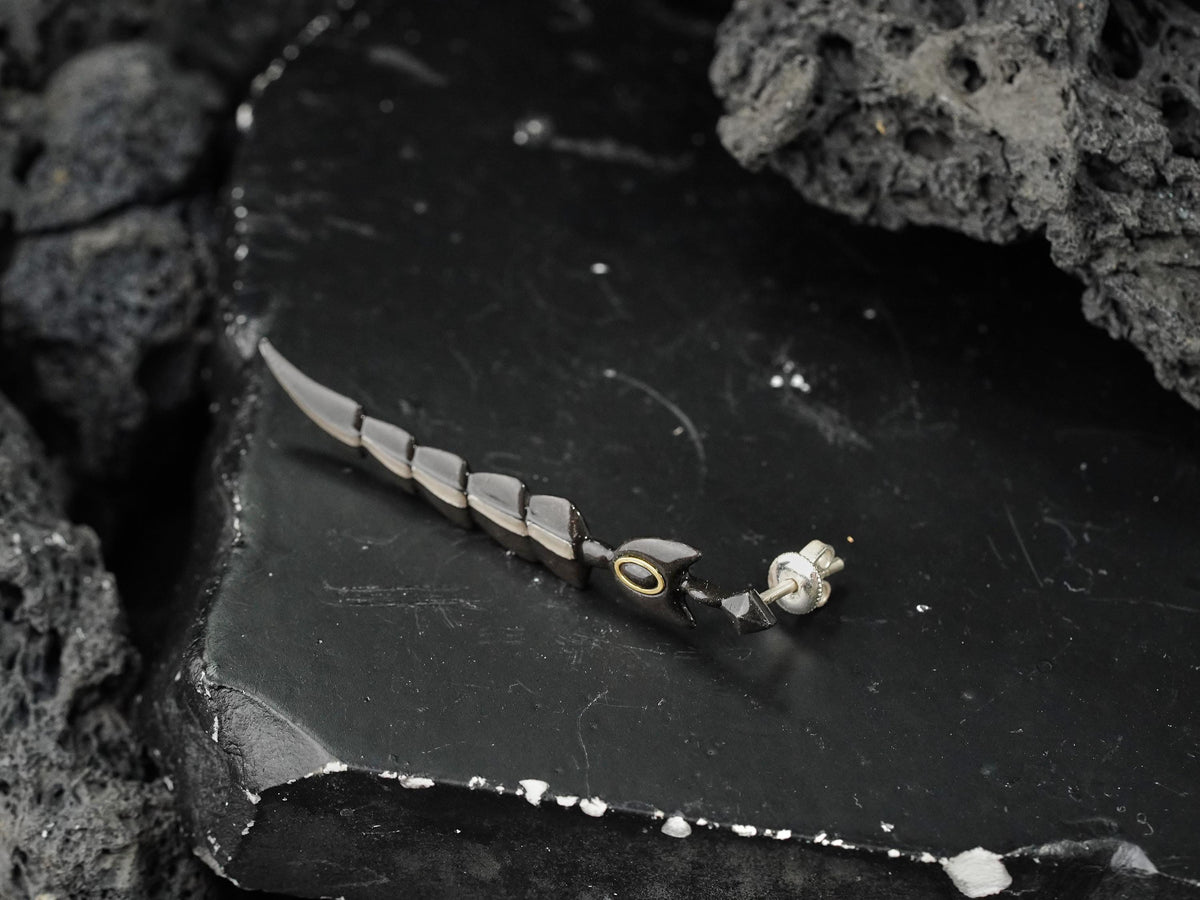 Hades Stygian Blade Sword Earrings - 950 Silver