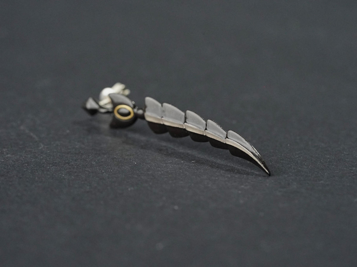 Hades Stygian Blade Sword Earrings - 950 Silver