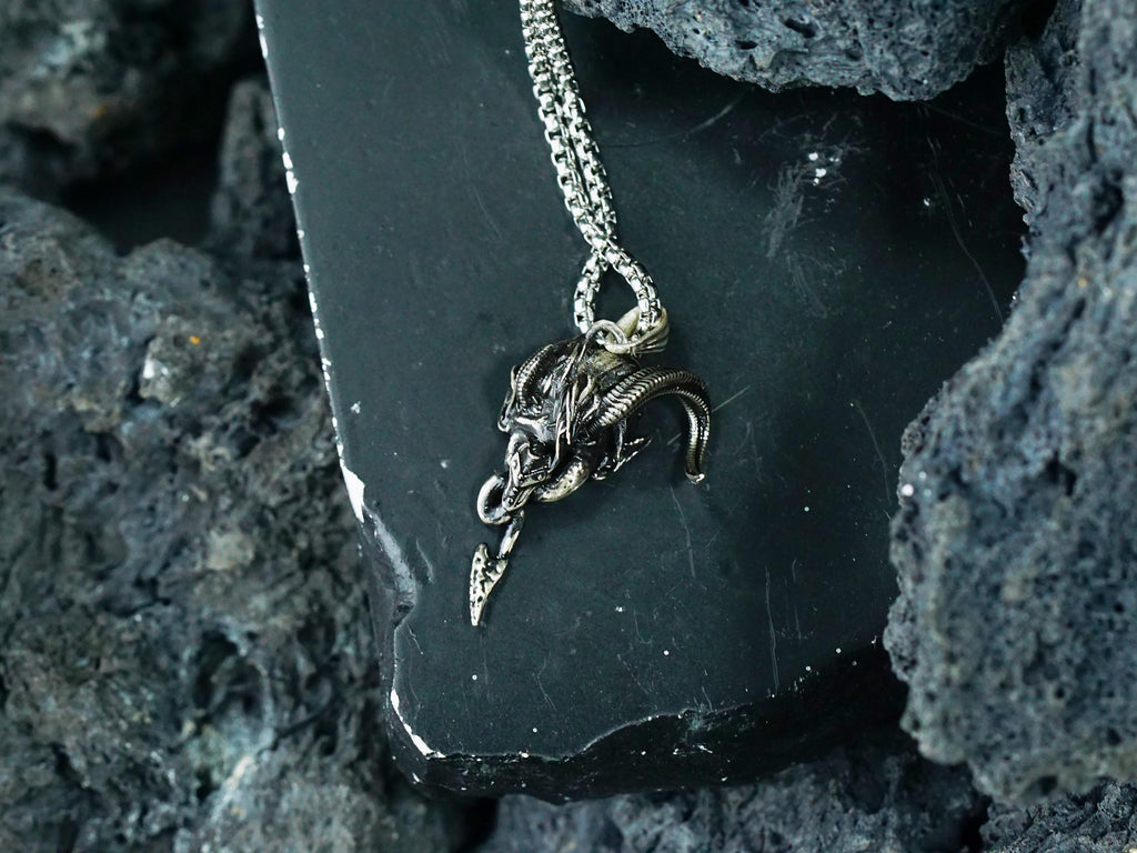 Baldur's Gate 3 Karlach's Heart Pendant Necklace - 950 Silver