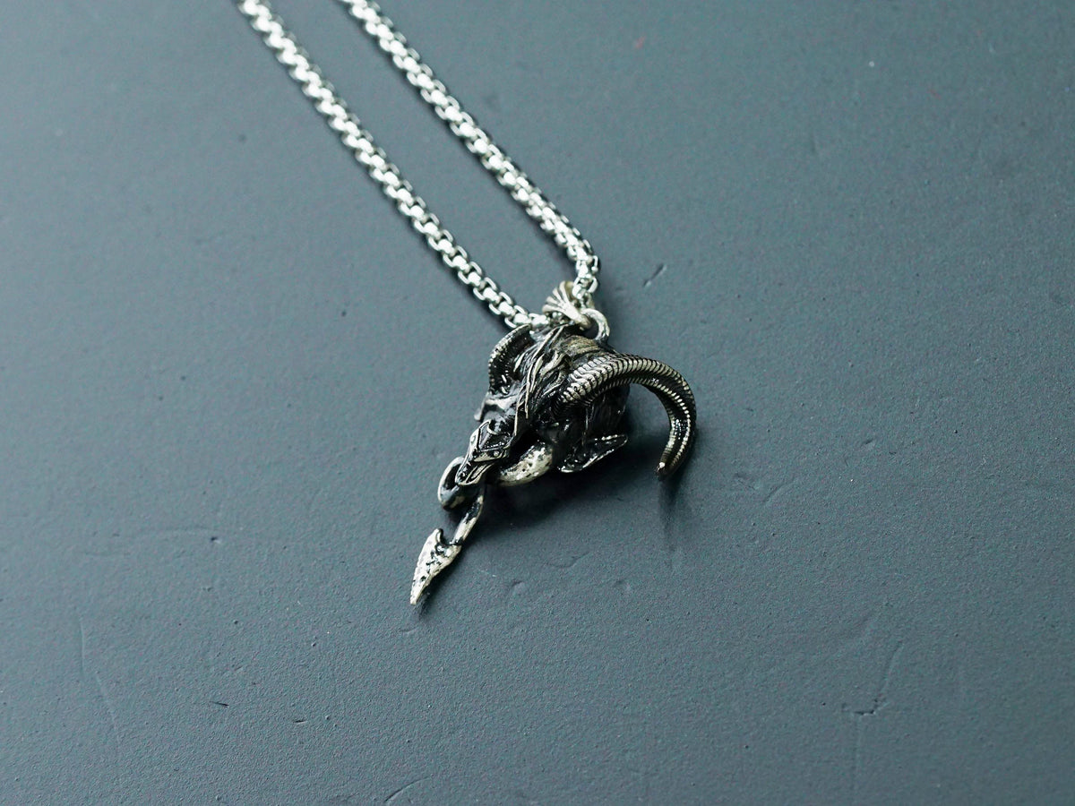 Baldur's Gate 3 Karlach's Heart Pendant Necklace - 950 Silver
