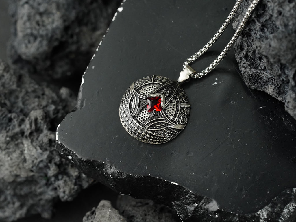 Baldur's Gate 3 Karlach's Heart Pendant Necklace - 950 Silver