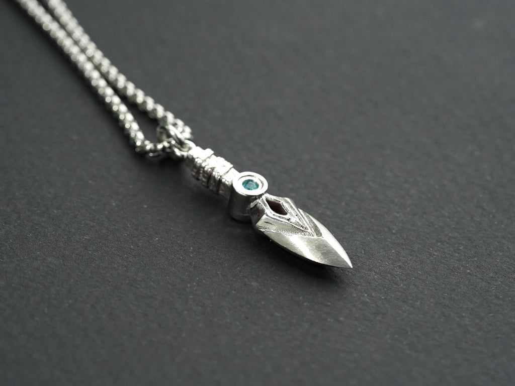 Valorant Jett Kunai Knife Necklace - 950 Silver