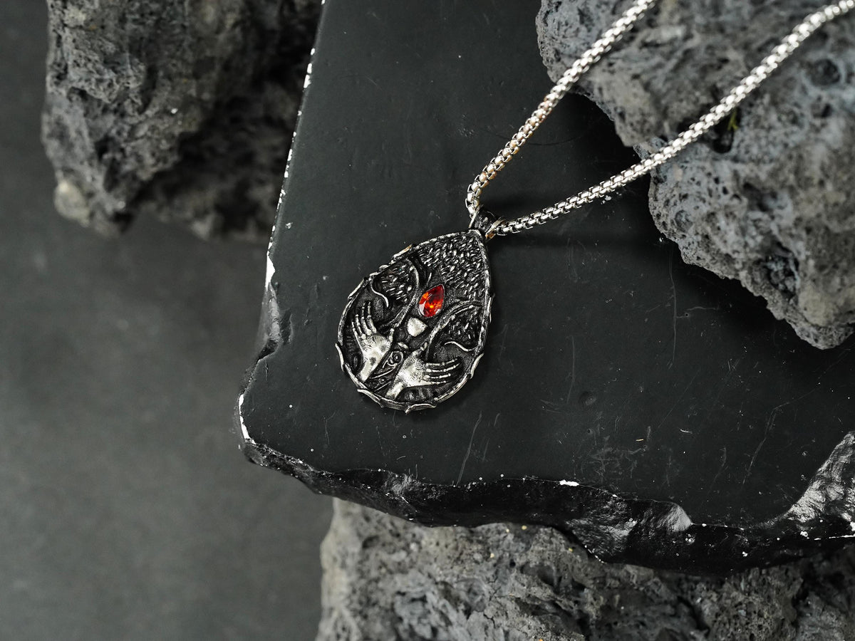Elden Ring Blessed Dew Talisman Necklace - 950 Silver