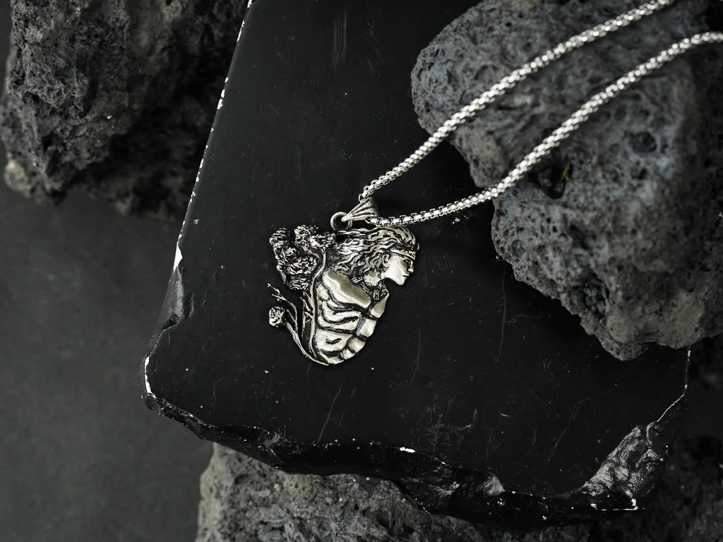 Elden Ring Radagon Icon Talisman Necklace - 950 Silver