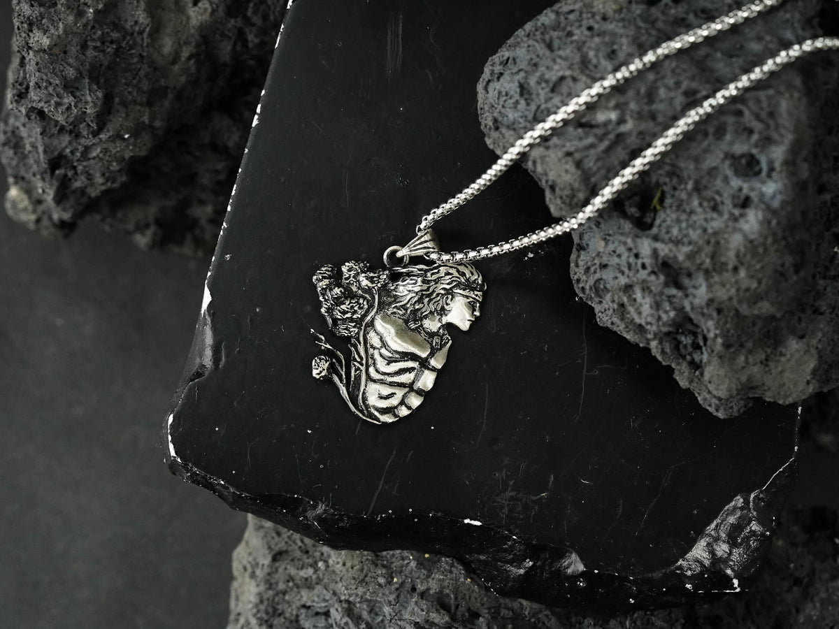 Elden Ring Radagon Icon Talisman Necklace - 950 Silver