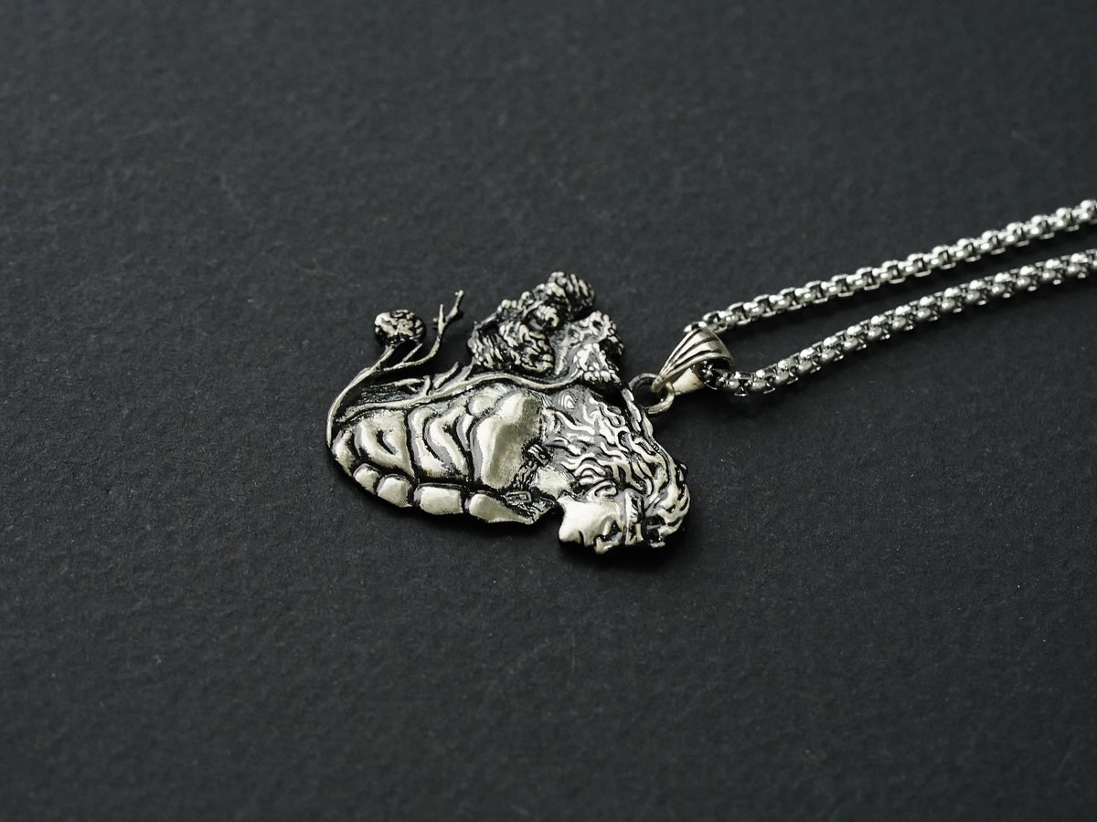 Elden Ring Radagon Icon Talisman Necklace - 950 Silver