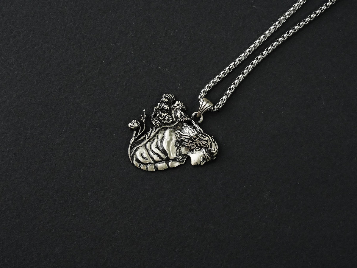 Elden Ring Radagon Icon Talisman Necklace - 950 Silver