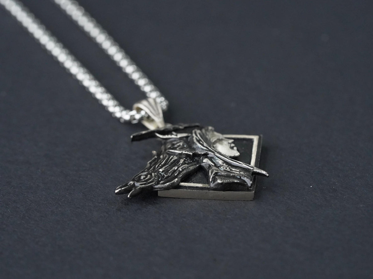 Final Fantasy XVI Eikon Shiva Dominant Necklace - 950 Silver