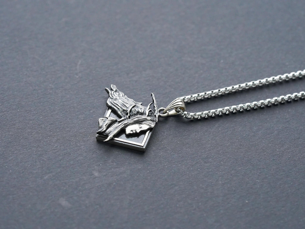 Final Fantasy XVI Eikon Shiva Dominant Necklace - 950 Silver