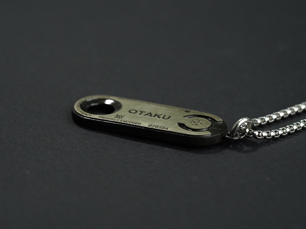 Starfield Credstick Pendant Necklace - 950 Silver