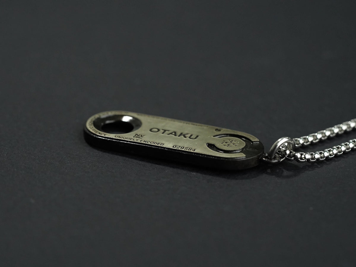 Starfield Credstick Pendant Necklace - 950 Silver