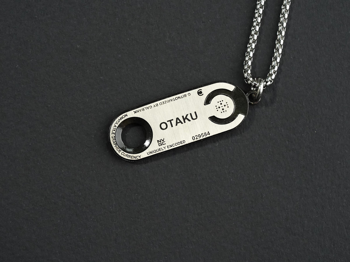 Starfield Credstick Pendant Necklace - 950 Silver