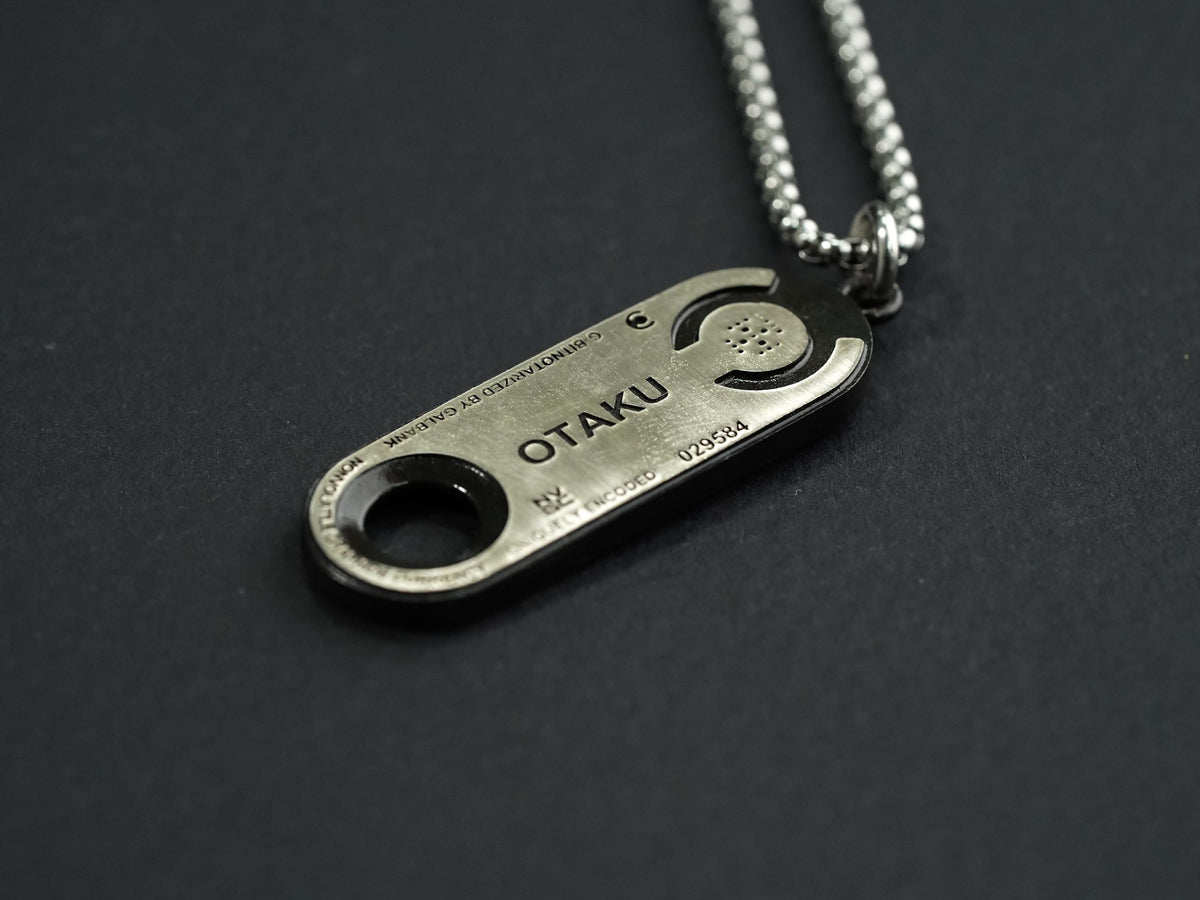 Starfield Credstick Pendant Necklace - 950 Silver