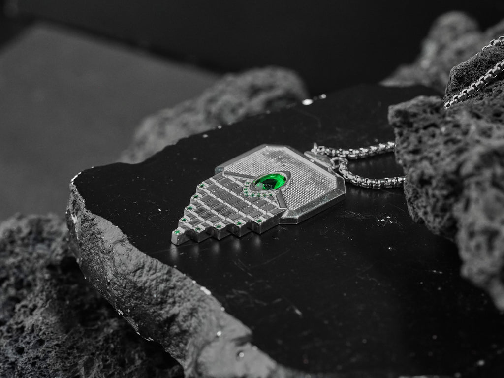 Baldur's Gate 3 Amulet of Silvanus Necklace - 950 Silver