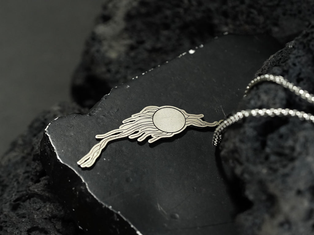 Baldur's Gate 3 Gale's Tattoo Pendant Necklace - 950 Silver