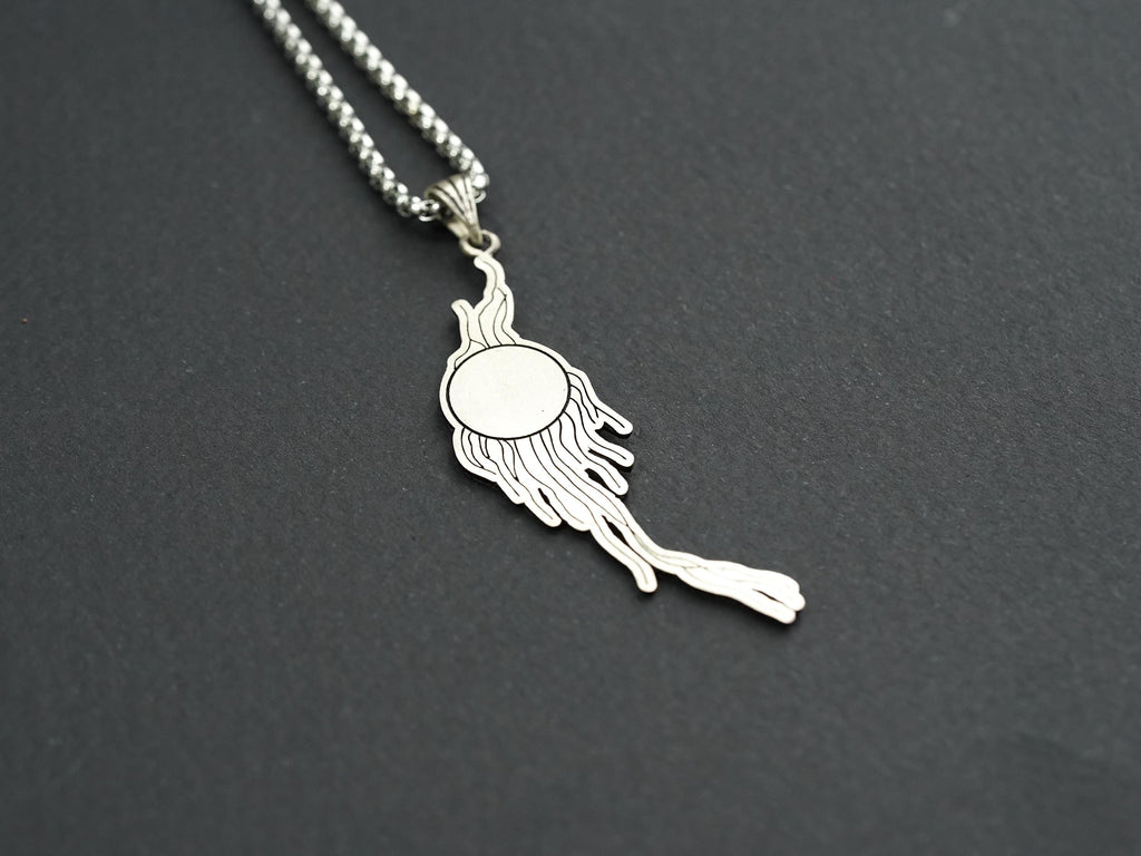 Baldur's Gate 3 Gale's Tattoo Pendant Necklace - 950 Silver