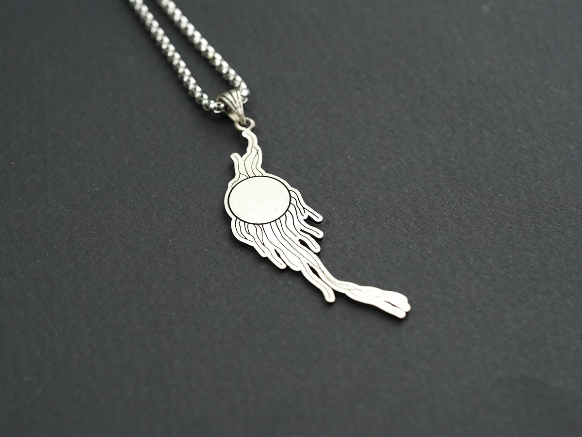 Baldur's Gate 3 Gale's Tattoo Pendant Necklace - 950 Silver
