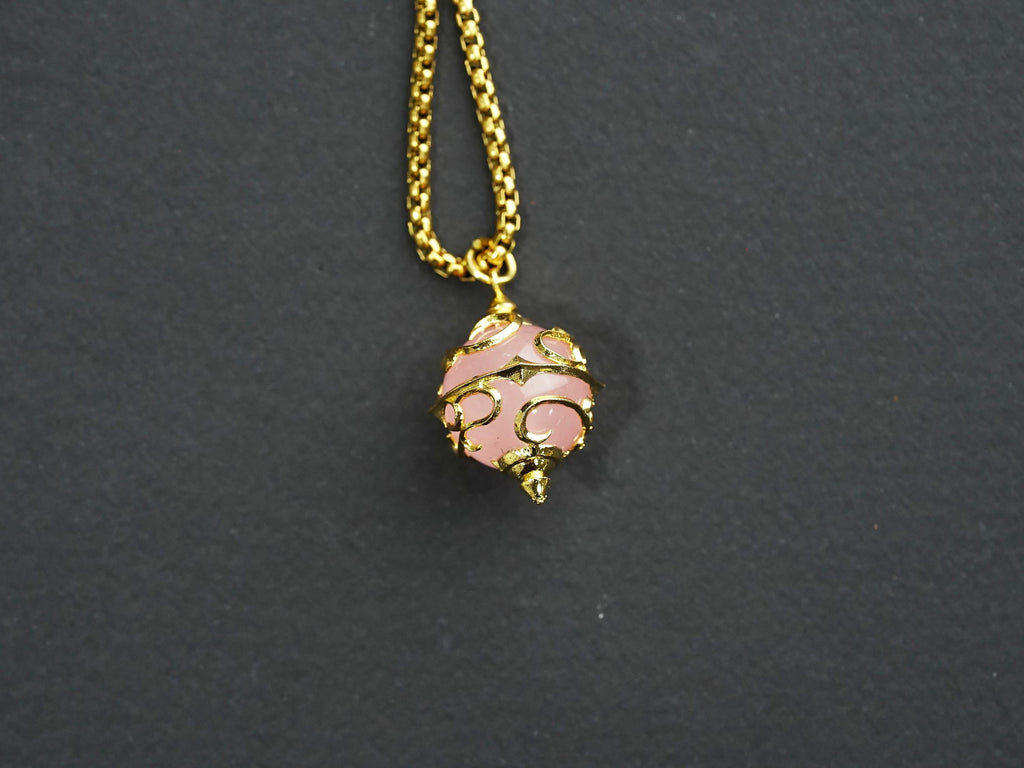 Palworld Legendary Pal Sphere Necklace - Pink (14K Gold Plated)