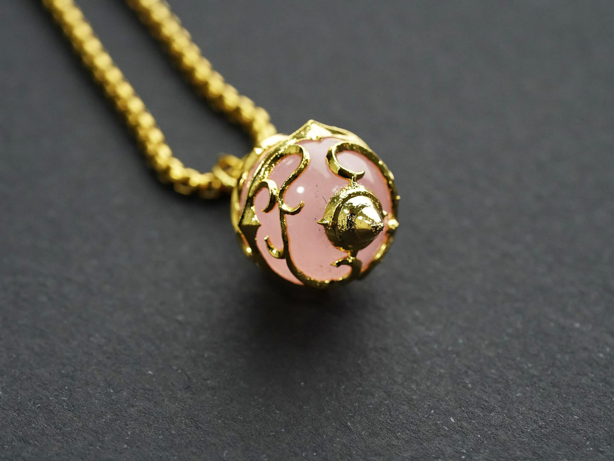 Palworld Legendary Pal Sphere Necklace - Pink (14K Gold Plated)