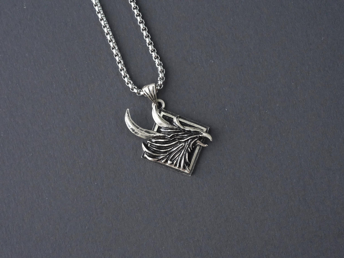 Final Fantasy XVI Eikon Phoenix Dominant Necklace - 950 Silver