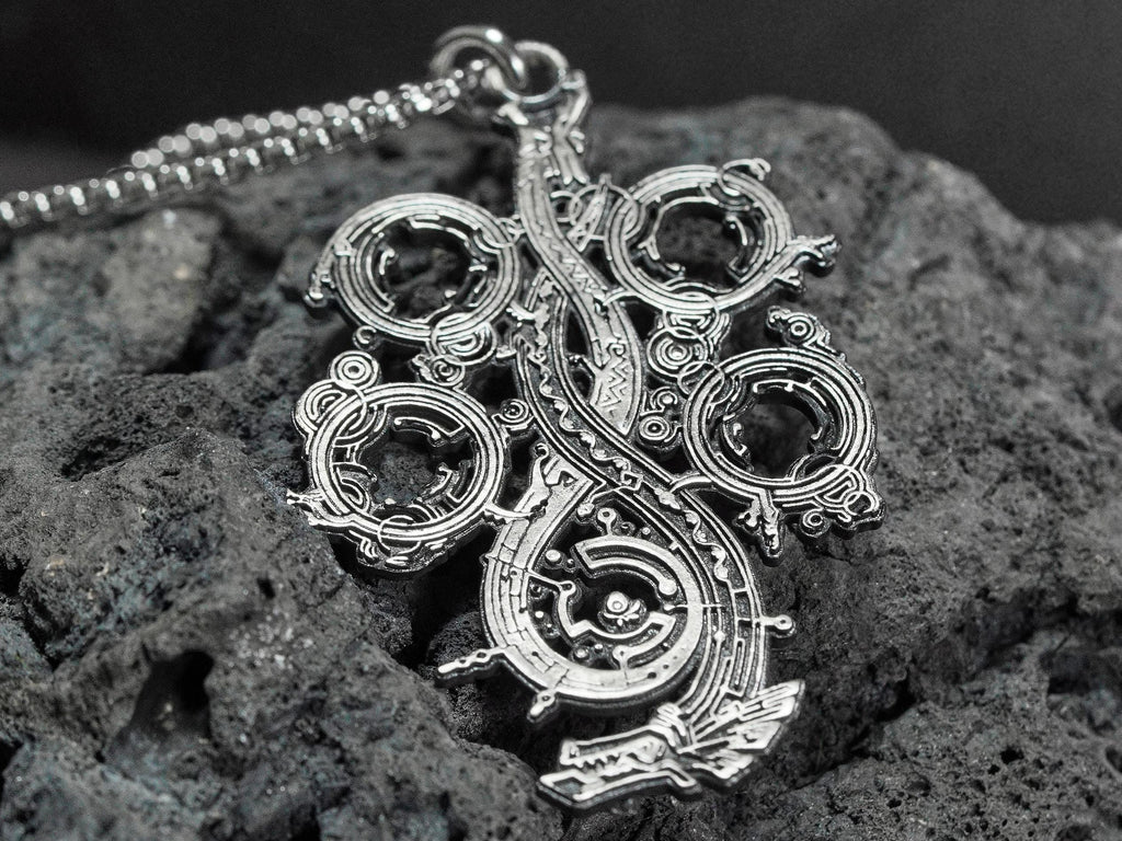 Monster Hunter Wilds Logo Necklace - 950 Silver