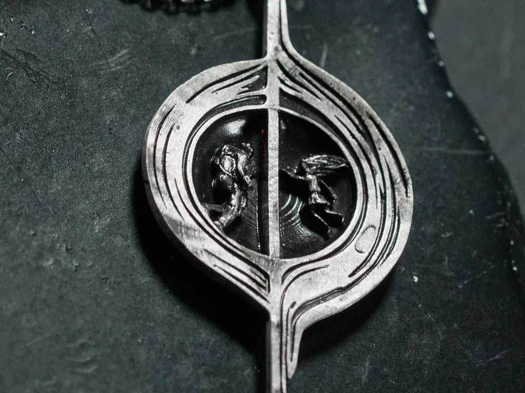 Interstellar Gargantua Black Hole Necklace - 950 Silver