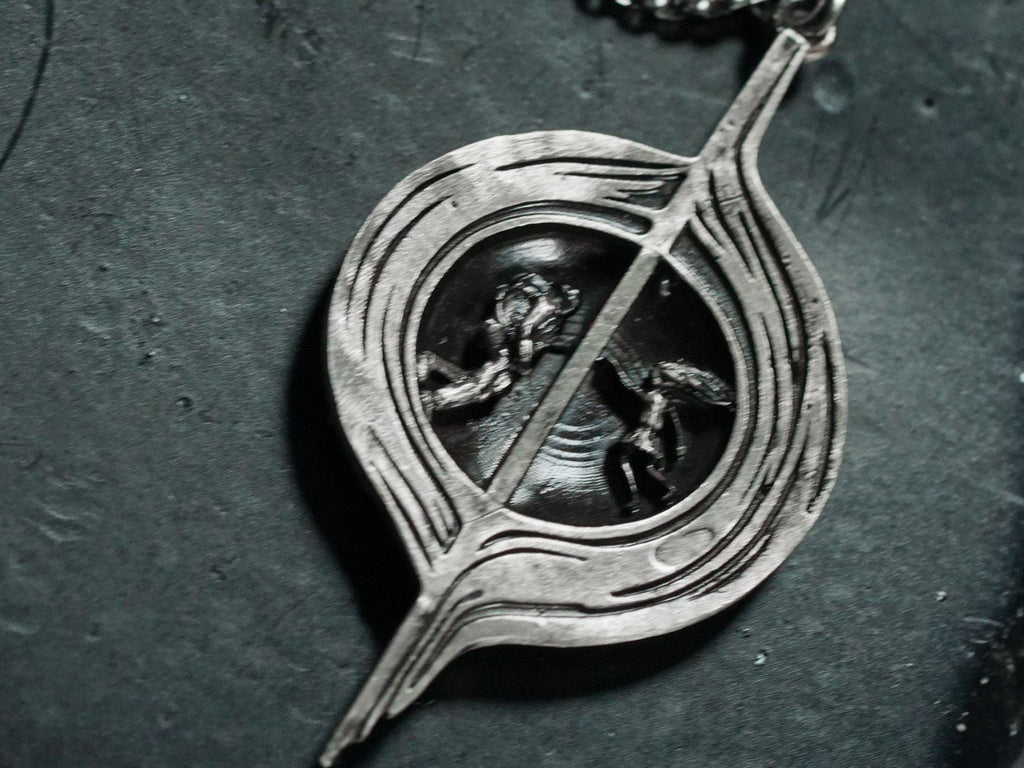 Interstellar Gargantua Black Hole Necklace - 950 Silver