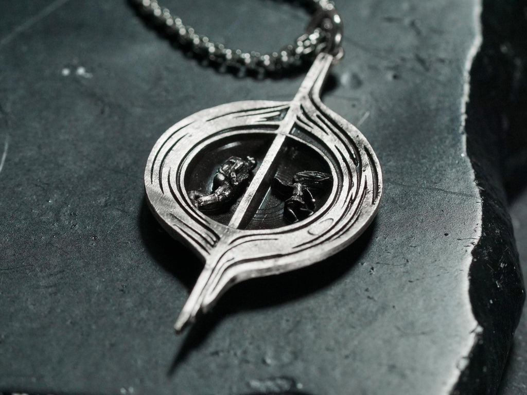 Interstellar Gargantua Black Hole Necklace - 950 Silver