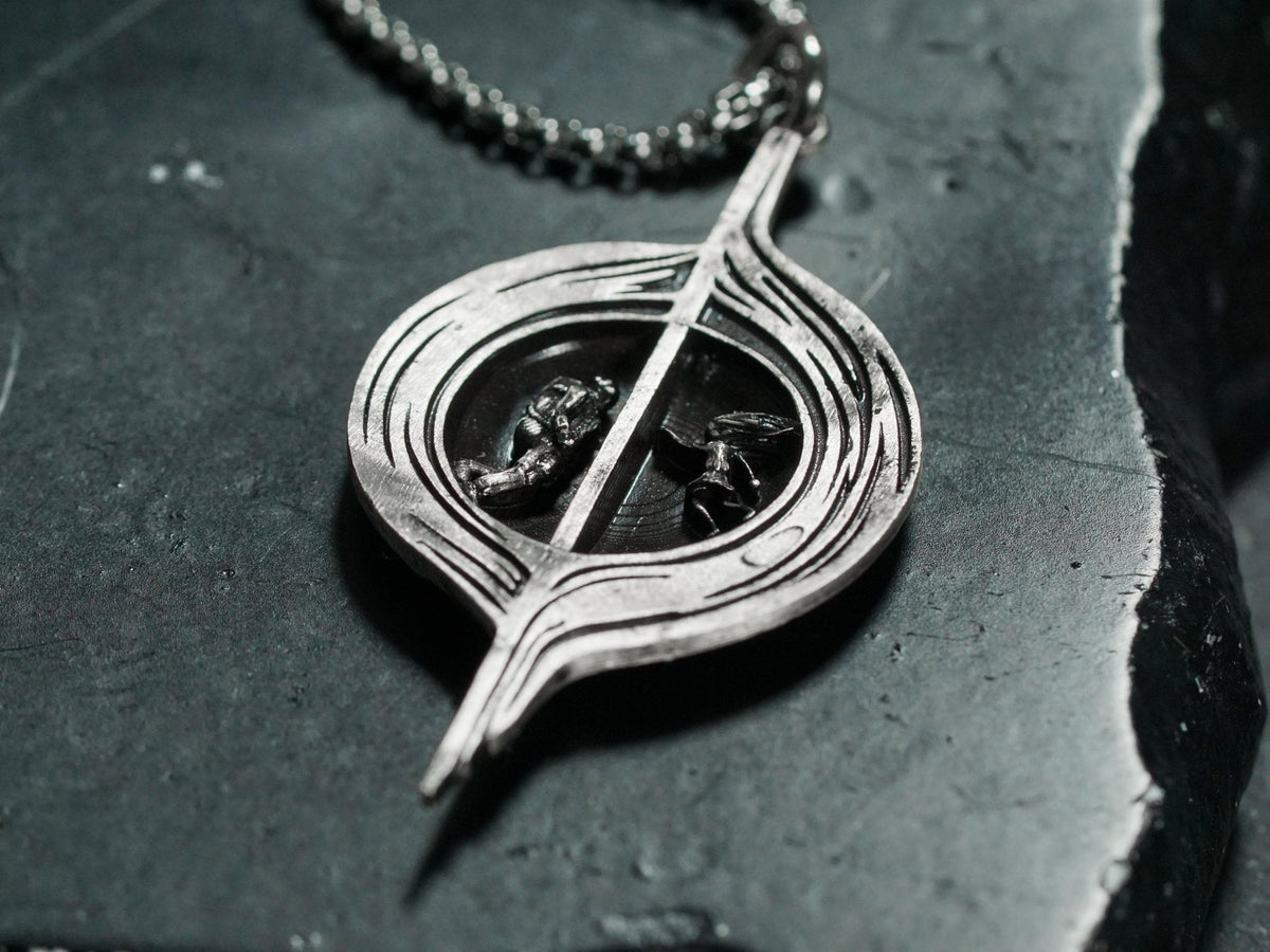 Interstellar Gargantua Black Hole Necklace - 950 Silver
