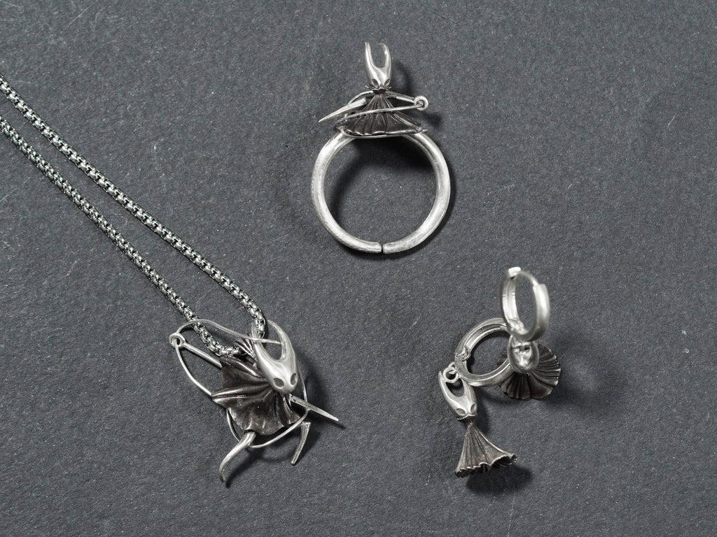 Hollow Knight Silk Song Hornet Inspired Earrings - 950 Silver