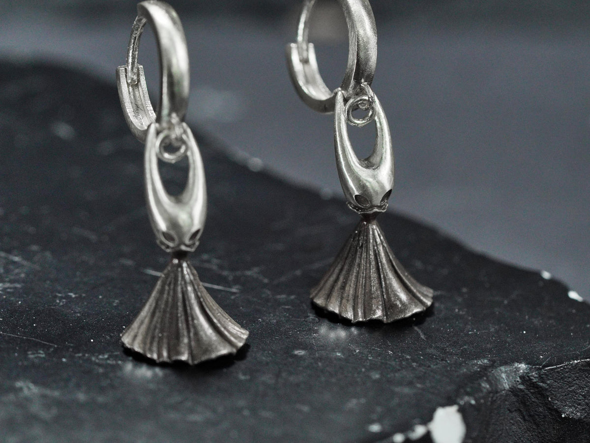 Hollow Knight Silk Song Hornet Inspired Earrings - 950 Silver