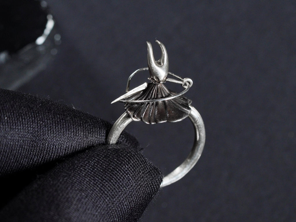 Hollow Knight Silk Song Hornet Inspired Earrings - 950 Silver