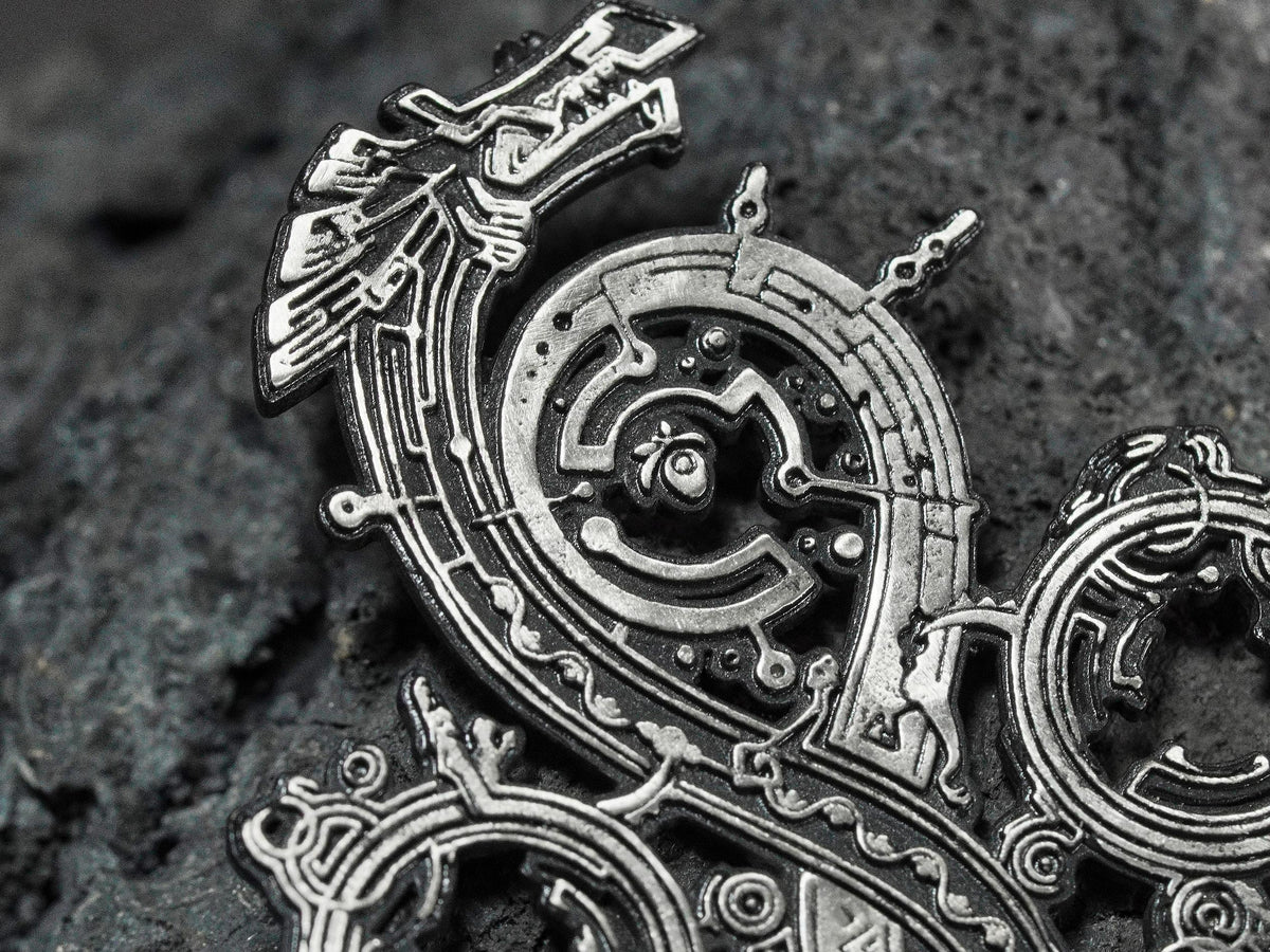 Monster Hunter Wilds Logo Necklace - 950 Silver