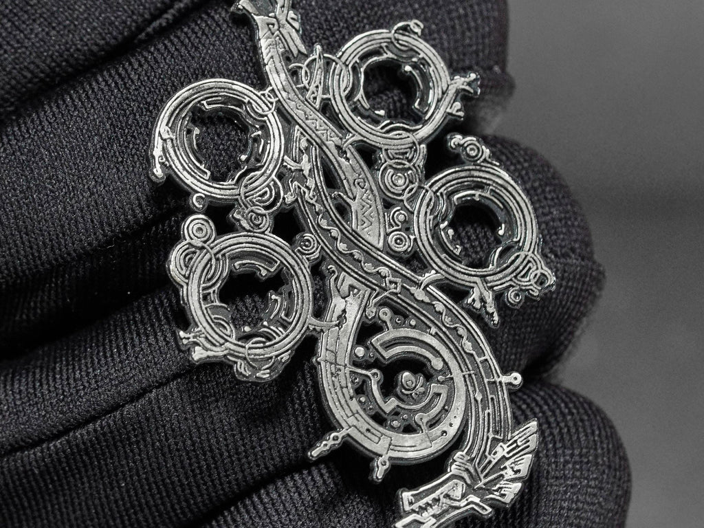 Monster Hunter Wilds Logo Necklace - 950 Silver